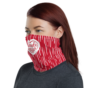 Made With Love (Heart) Face Mask & Neck Gaiter by Design Express