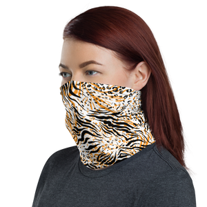 Tiger Seamless Pattern Face Mask & Neck Gaiter by Design Express