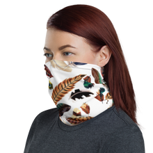 Feathers Pattern Face Mask & Neck Gaiter by Design Express