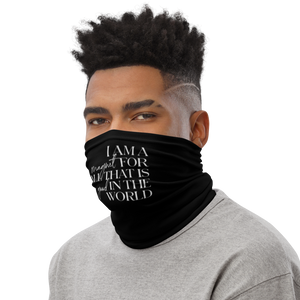 I'm a magnet for all that is good in the world (motivation) Face Mask & Neck Gaiter by Design Express