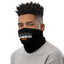 Good Vibes Text Face Mask & Neck Gaiter by Design Express