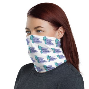 Seahorse Hello Summer Face Mask & Neck Gaiter by Design Express