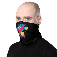 Abstract Series 01 Face Mask & Neck Gaiter Black by Design Express