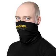 Make Money Not Friends Typography Face Mask & Neck Gaiter by Design Express