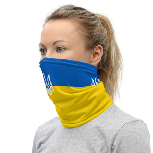 Ukraine Trident Pattern Mask & Neck Gaiter