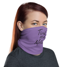 Tired As a Mother Funny Face Mask & Neck Gaiter by Design Express