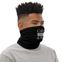 Cats Books Tea (Funny) Mask & Neck Gaiter by Design Express