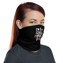 I'm Not Single, I Have A Dog (Dog Lover) Funny Face Mask & Neck Gaiter by Design Express