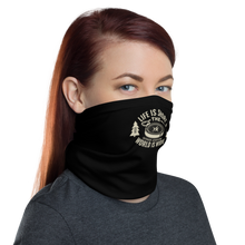 Life Is Short, World is Wide Face Mask & Neck Gaiter by Design Express