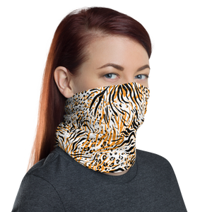 Tiger Seamless Pattern Face Mask & Neck Gaiter by Design Express