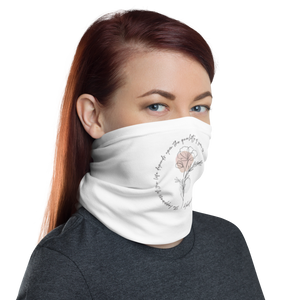 the happiness of your life deppends upon the quality of your thoughts Face Mask & Neck Gaiter by Design Express