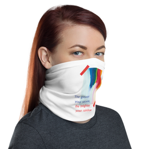 Rainbow Face Mask & Neck Gaiter White by Design Express