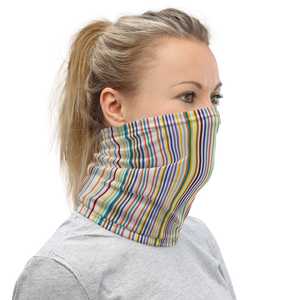 Colorfull Stripes Face Mask & Neck Gaiter by Design Express