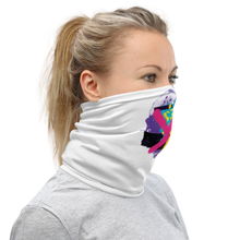 Abstract Series 01 Face Mask & Neck Gaiter White by Design Express