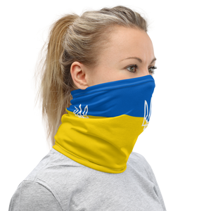 Ukraine Trident Pattern Mask & Neck Gaiter