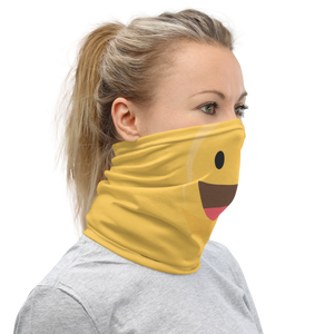 Happy Smiley "Emoji" Mask & Neck Gaiter