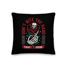 Don't Bite The Hand That Feeds Premium Pillow by Design Express