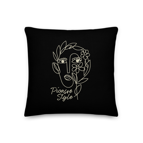 Picasso Line Style Square Premium Pillow by Design Express