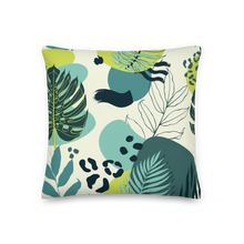 Fresh Tropical Leaf Pattern Premium Pillow by Design Express