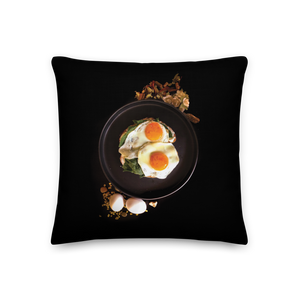 Delicious Eggs Premium Square Pillow by Design Express