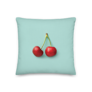 Cherry Premium Square Pillow by Design Express