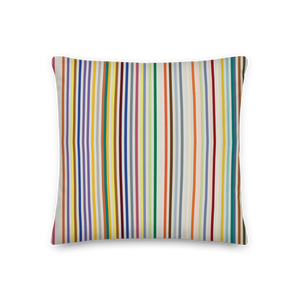 Colorfull Stripes Premium Pillow by Design Express