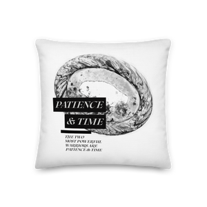 Patience & Time Premium Pillow by Design Express