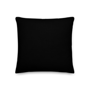 Abstract Series 01 Premium Square Pillow Black by Design Express