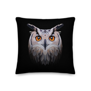 18″×18″ Owl Art Square Premium Pillow by Design Express