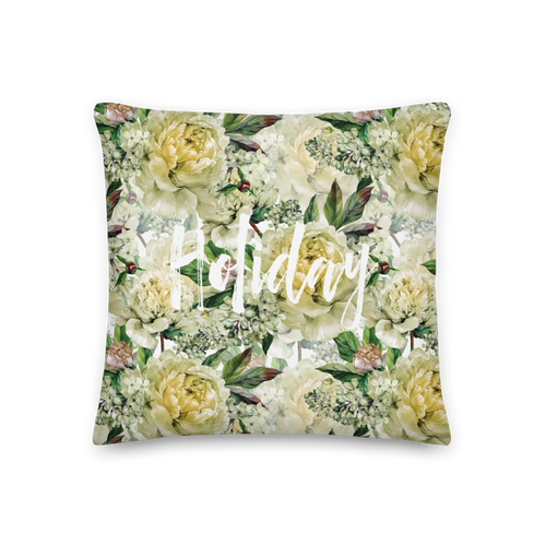 18″×18″ Fresh Floral Premium Pillow by Design Express