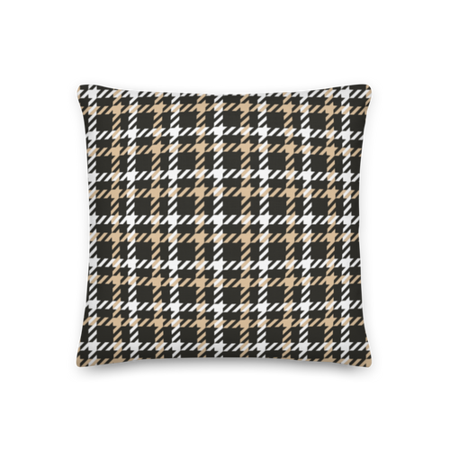 18″×18″ Houndstooth Small Pattern Premium Pillow by Design Express