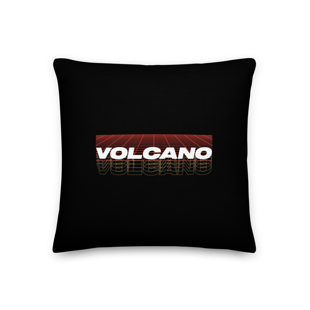 18″×18″ Volcano Square Premium Pillow by Design Express