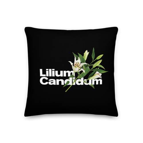 18″×18″ Lilium Candidum Premium Pillow by Design Express