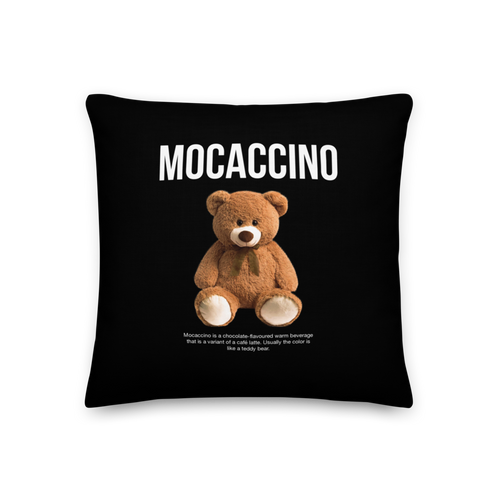 18″×18″ Mocaccino Parody Premium Square Pillow by Design Express