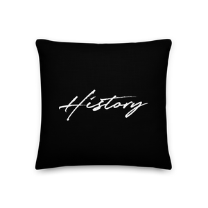 18″×18″ History Premium Pillow by Design Express