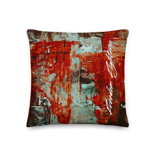 18″×18″ Freedom Fighters Premium Pillow by Design Express