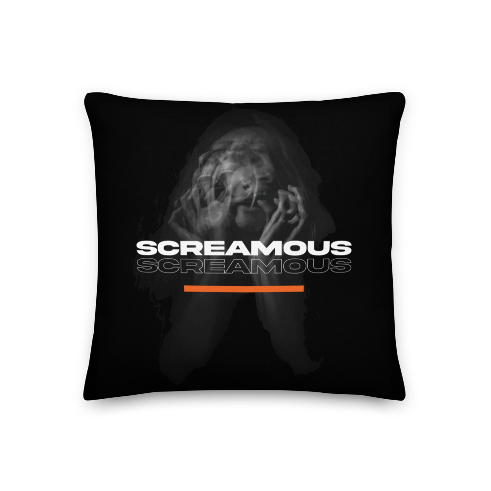 18″×18″ Screamous Premium Pillow by Design Express