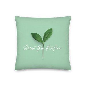 18″×18″ Save the Nature Premium Pillow by Design Express