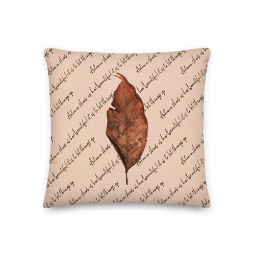 18″×18″ Autumn Premium Pillow by Design Express