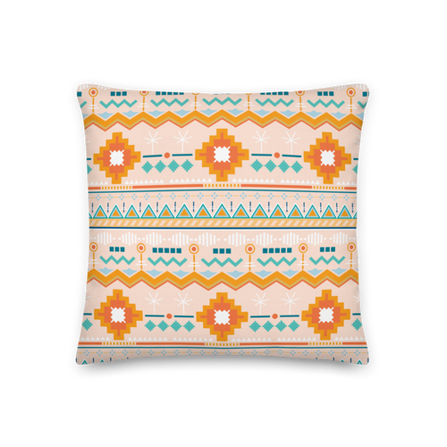 18″×18″ Traditional Pattern 02 Premium Pillow by Design Express