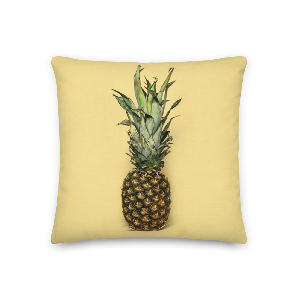 18″×18″ Pineapple Premium Square Pillow by Design Express