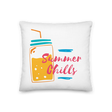 18″×18″ Drink Summer Chills Premium Pillow by Design Express