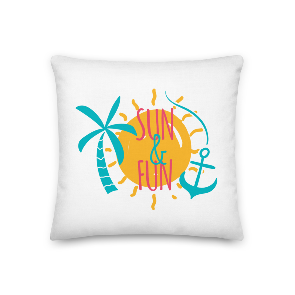 18″×18″ Sun & Fun Premium Pillow by Design Express