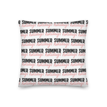 18″×18″ Summer Holidays Premium Pillow by Design Express
