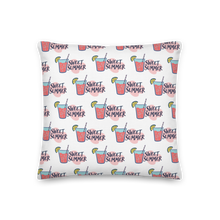 18″×18″ Drink Sweet Summer Premium Pillow by Design Express