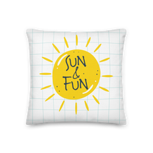 18″×18″ Sun & Fun Premium Pillow by Design Express