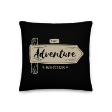 18″×18″ the Adventure Begin Premium Pillow by Design Express