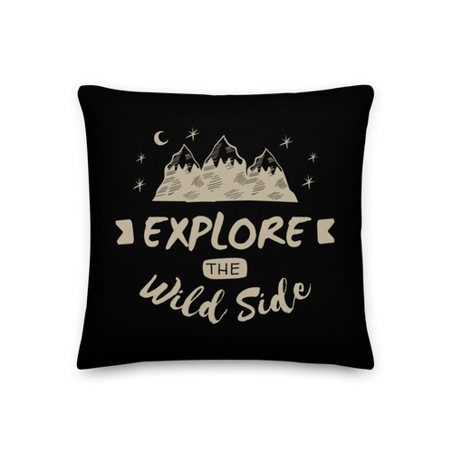 18″×18″ Explore the Wild Side Premium Pillow by Design Express