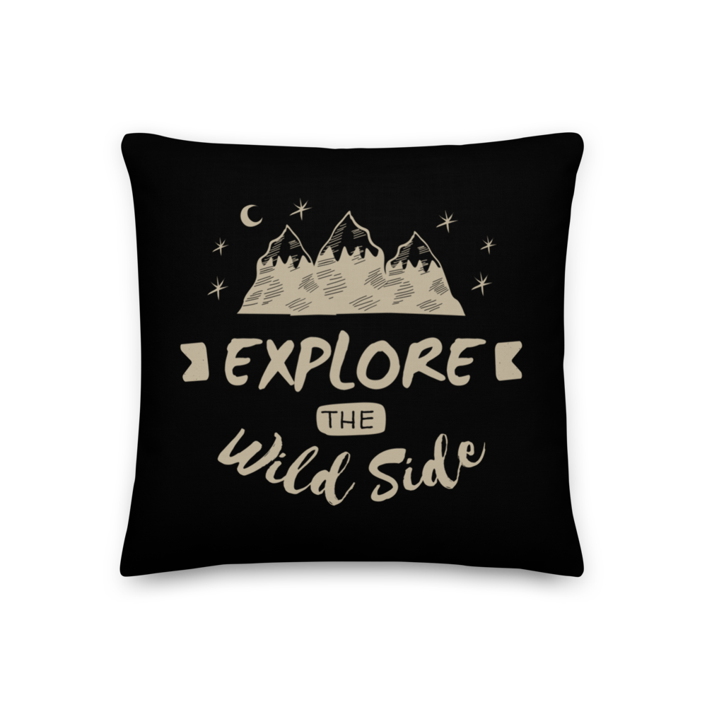 18″×18″ Explore the Wild Side Premium Pillow by Design Express
