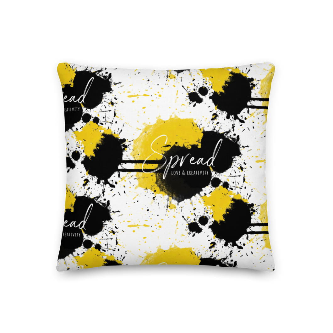 18″×18″ Spread Love & Creativity Premium Pillow by Design Express